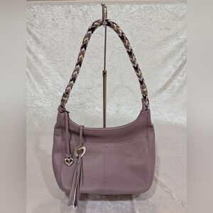 Brighton Barbados Zip Top Hobo Bag